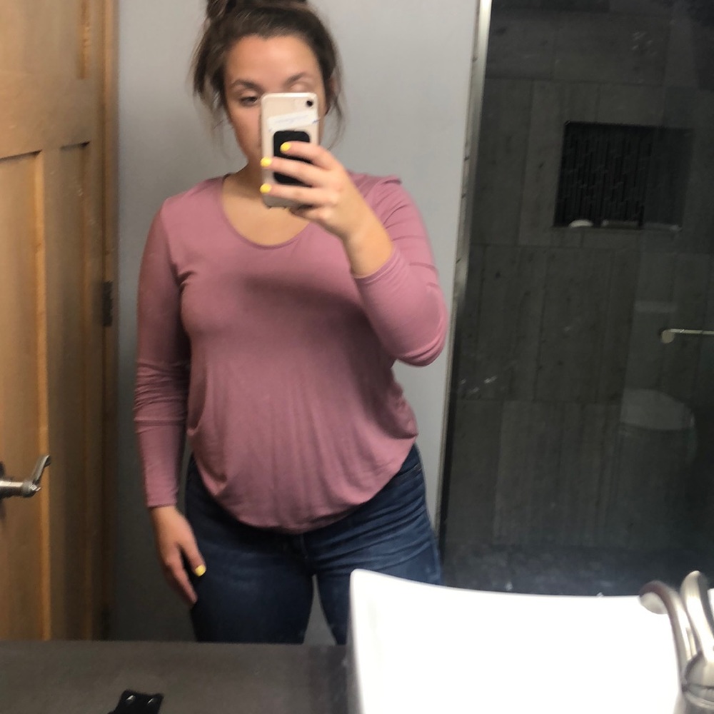 Soft pink long sleeve